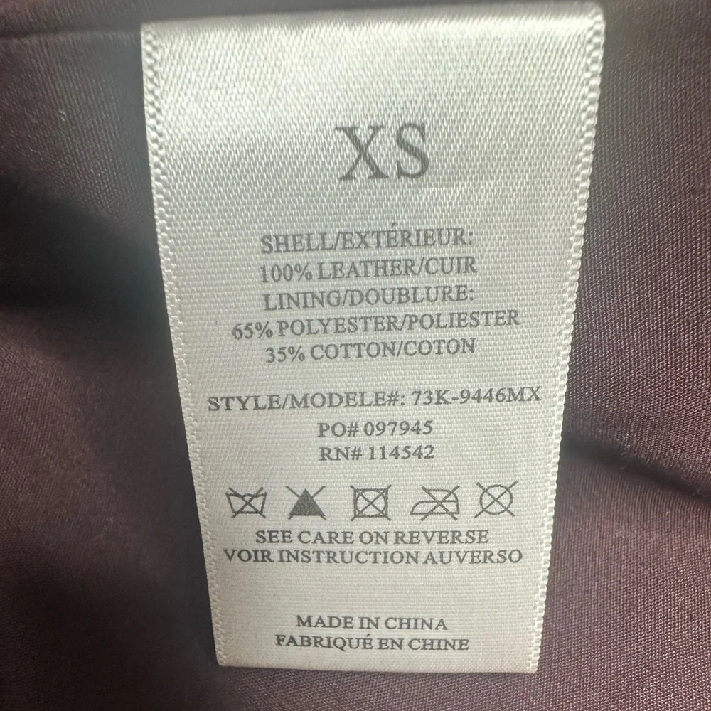 SL8 by BlankNYC Marion Suede Moto Jacket in eggplant xs - Picture 10 of 13